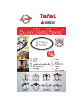 Λάστιχο Χύτρας Ταχύτητος TEFAL CLIPSO ONE 4,5/6lt ORIGINAL