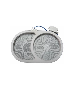 Εστία Κεραμική Οβάλ 16,5cm*27cm 1800W/1000W 6 Επαφών