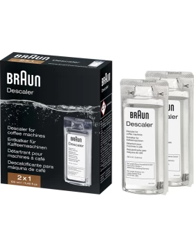Καθαριστικό Αλάτων Καφετιέρας BRAUN (2x100ml) BRSC003
