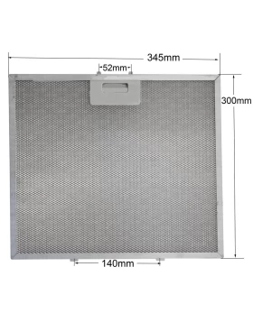 Φίλτρο Απορροφητήρα με Πλαίσιο 345mm*300mm ARCELIK BEKO