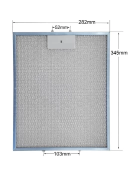 Φίλτρο Απορροφητήρα με Πλαίσιο 282mm*345mm TEKA