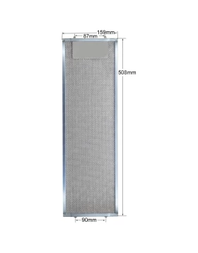 Φίλτρο Απορροφητήρα με Πλαίσιο 159mm*508mm ELICA ZANUSSI AEG