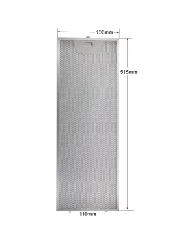Φίλτρο Απορροφητήρα με Πλαίσιο 186mm*515mm SIEMENS BOSCH ELECTROLUX