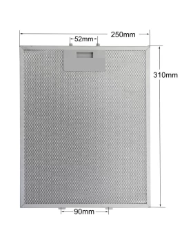 Φίλτρο Απορροφητήρα με Πλαίσιο 250mm*310mm SIEMENS BOSCH