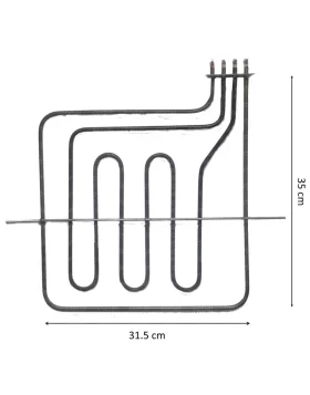 Αντίσταση Κουζίνας Διπλή 800+1800W ARISTON ΜΕ ΜΙΚΡΟ ΛΑΜΑΚΙ