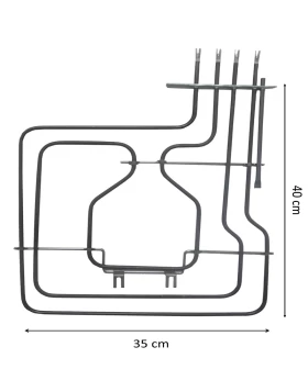 Αντίσταση Κουζίνας Διπλή SIEMENS 1800+1000W/230V ΜΕ ΘΗΚΗ