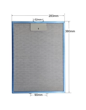 Φίλτρο Απορροφητήρα με Πλαίσιο 283mm*380mm ELECTROLUX SIEMENS WHIRLPOOL