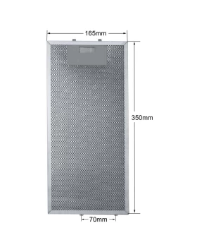 Φίλτρο Απορροφητήρα με Πλαίσιο 165mm*350mm BOSCH SIEMENS