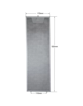 Φίλτρο Απορροφητήρα με Πλαίσιο 170mm*520mm BOSCH SIEMENS
