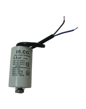 Πυκνωτής 450V / 3,5 μF ΜΕ ΚΑΛΩΔΙΟ