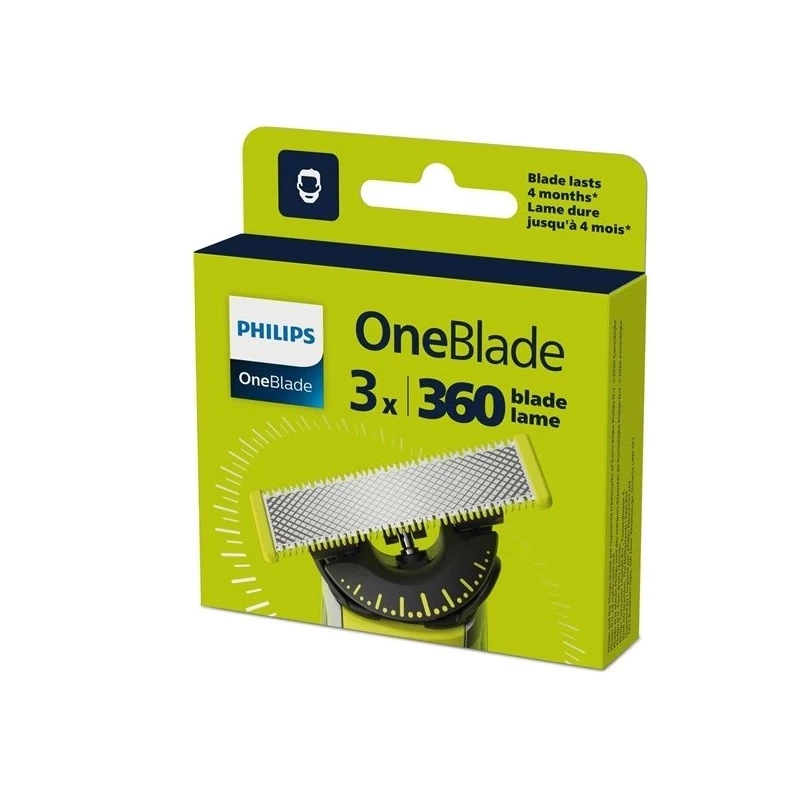 Κεφαλή Ξυριστικής Μηχανής Philips QP430/50 OneBlade 360 3τμχ